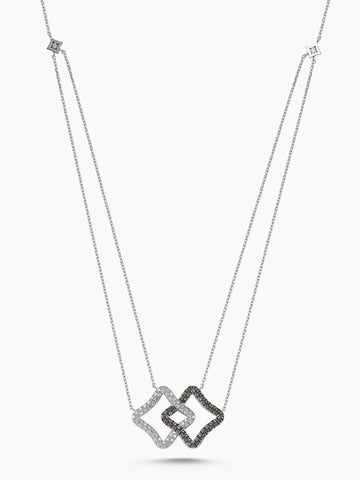 Intertwined Double Necklace